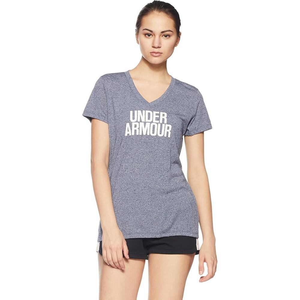 NEW Under Armour Women's Threadborne V-Neck  LARGE